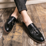 Julien - Leather Tassel Loafers