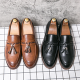 Julien - Leather Tassel Loafers