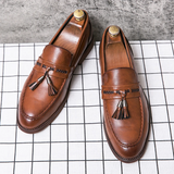 Julien - Leather Tassel Loafers