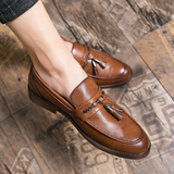 Julien - Leather Tassel Loafers