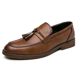 Julien - Leather Tassel Loafers