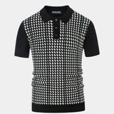 Darren - Patterned Knit Polo