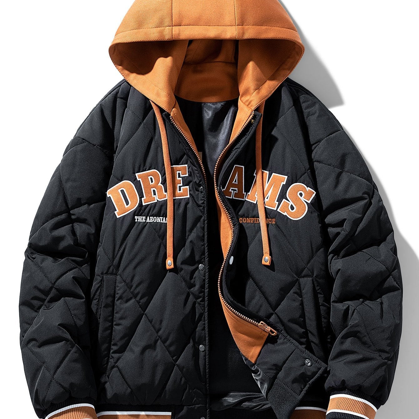 Gavin - 2-in-1 Padded Baseball Jacket with Hood