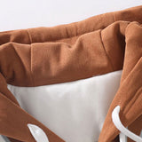 William - Hooded Baseball Jacket with Button Closure