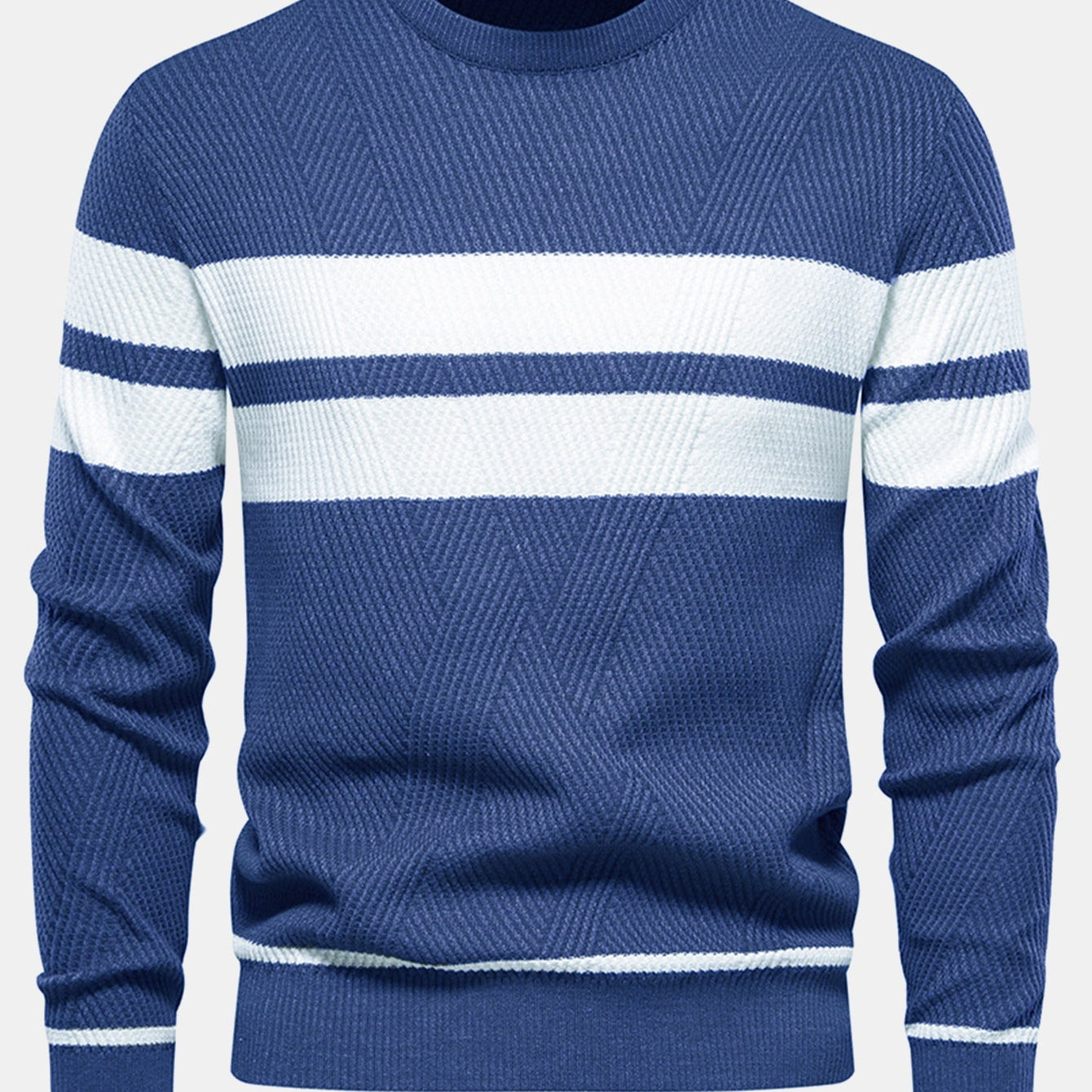 Declan - Striped Crew Neck Sweater