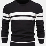 Declan - Striped Crew Neck Sweater