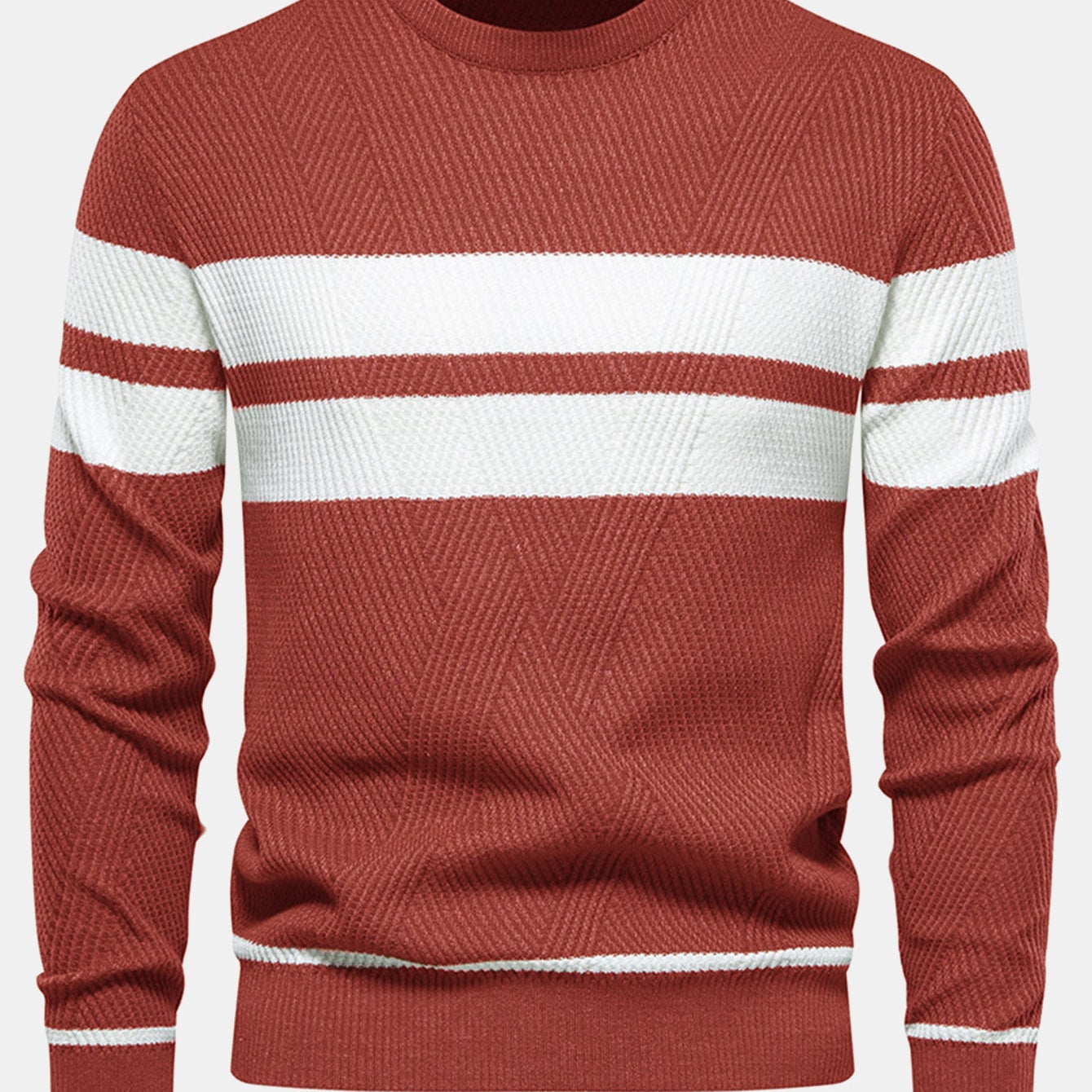 Declan - Striped Crew Neck Sweater