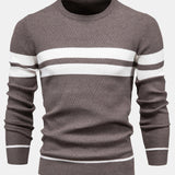 Declan - Striped Crew Neck Sweater