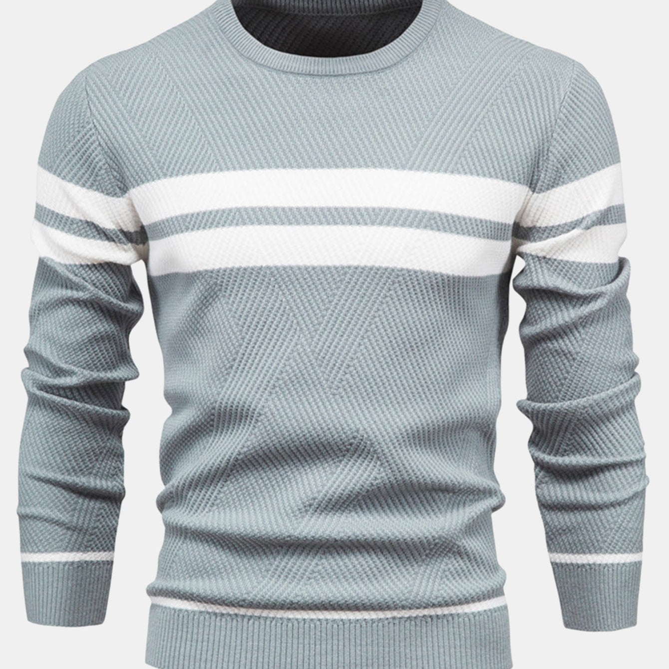 Declan - Striped Crew Neck Sweater