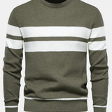 Declan - Striped Crew Neck Sweater
