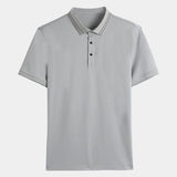Dallas - Black Polo with Contrast Piping