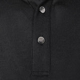 Dallas - Black Polo with Contrast Piping