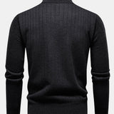 Reese - Striped Quarter-Zip Sweater