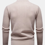 Reese - Striped Quarter-Zip Sweater