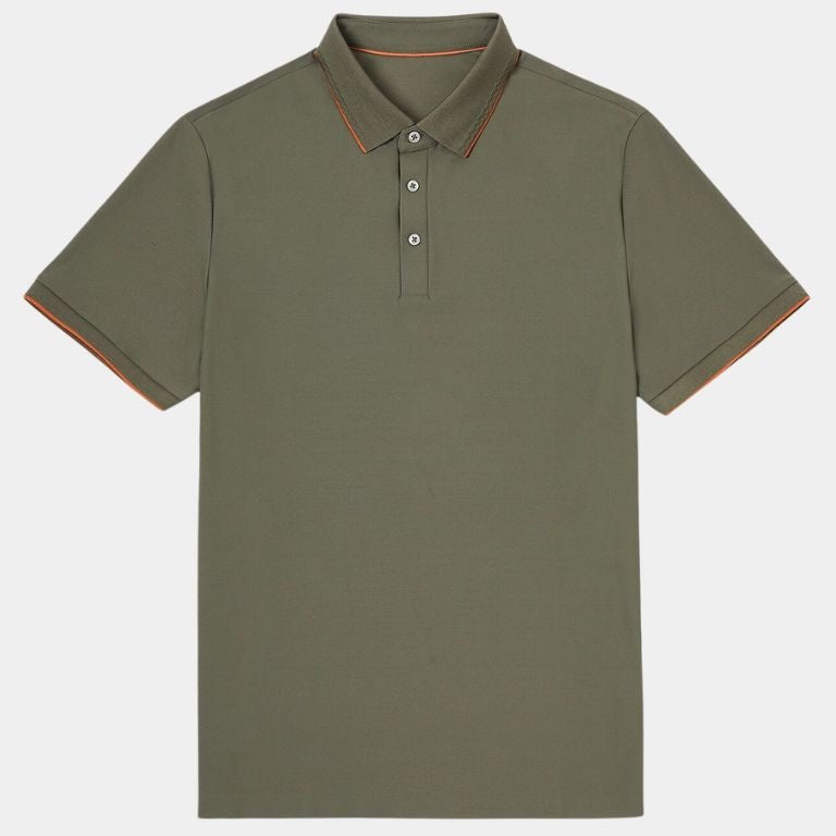 Curtis - Olive Green Classic Polo
