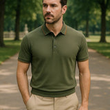Curtis - Olive Green Classic Polo