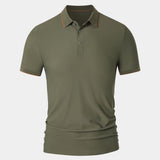 Curtis - Olive Green Classic Polo