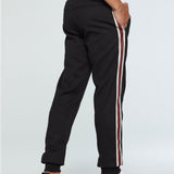 Victor - Teddy Lined Joggers with Side Stripe
