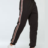 Victor - Teddy Lined Joggers with Side Stripe