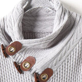 Easton - Button Neck Turtleneck Sweater