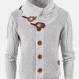 Easton - Button Neck Turtleneck Sweater