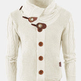 Easton - Button Neck Turtleneck Sweater