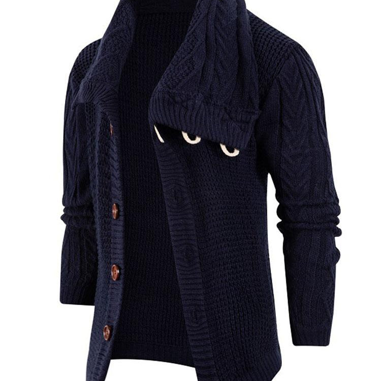 Easton - Button Neck Turtleneck Sweater