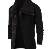 Easton - Button Neck Turtleneck Sweater