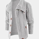 Easton - Button Neck Turtleneck Sweater