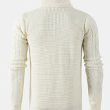 Easton - Button Neck Turtleneck Sweater