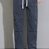 Patrick - Straight Leg Drawstring Trousers
