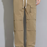 Patrick - Straight Leg Drawstring Trousers