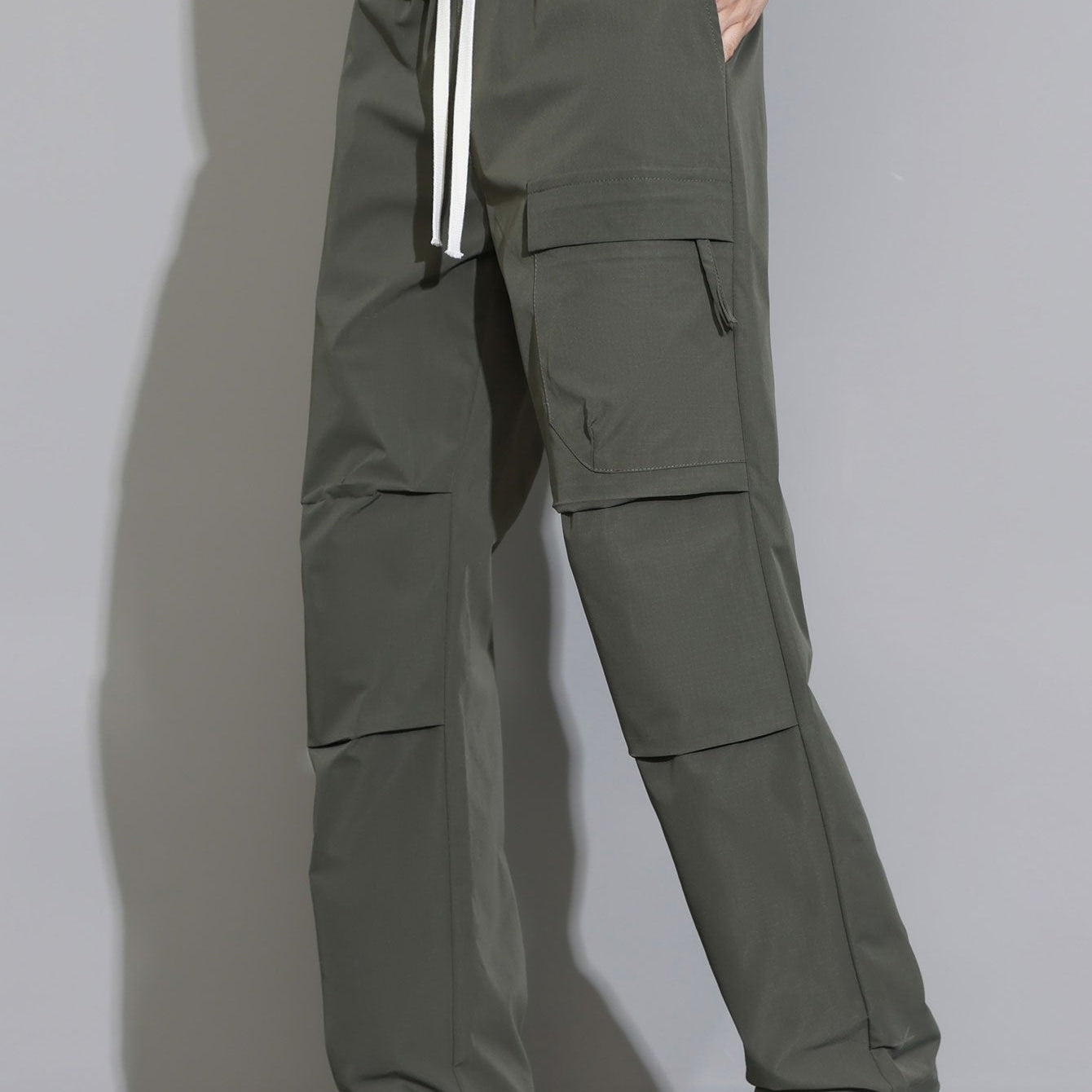 Patrick - Straight Leg Drawstring Trousers
