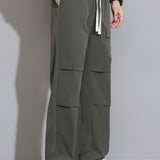 Patrick - Straight Leg Drawstring Trousers