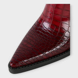 Sadie - Croc-Print Boots