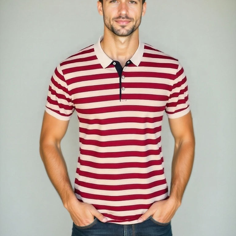 Michel - Striped Summer Polo