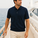 Corey - Dark Navy Classic Polo