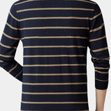 Colton - Striped Long Sleeve Polo