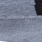Blake - Abstract Print Stand Collar Sweater