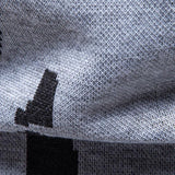 Blake - Abstract Print Stand Collar Sweater