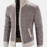 Reese - Contrast Zip Sweater