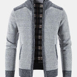 Reese - Contrast Zip Sweater
