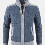 Reese - Contrast Zip Sweater
