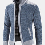 Reese - Contrast Zip Sweater