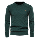 Dawson - Check Pattern Knit Sweater