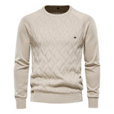 Dawson - Check Pattern Knit Sweater