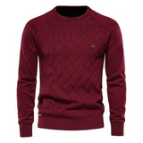 Dawson - Check Pattern Knit Sweater