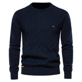 Dawson - Check Pattern Knit Sweater