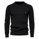 Dawson - Check Pattern Knit Sweater
