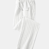 Daniel - Textured Drawstring Pants
